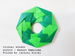 origami Crystal wreath001, Author : Masayo Kameyama, Folded by Tatsuto Suzuki